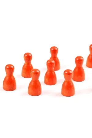 Gratis Retour Pion 25 mm hoog 10 stuks oranje