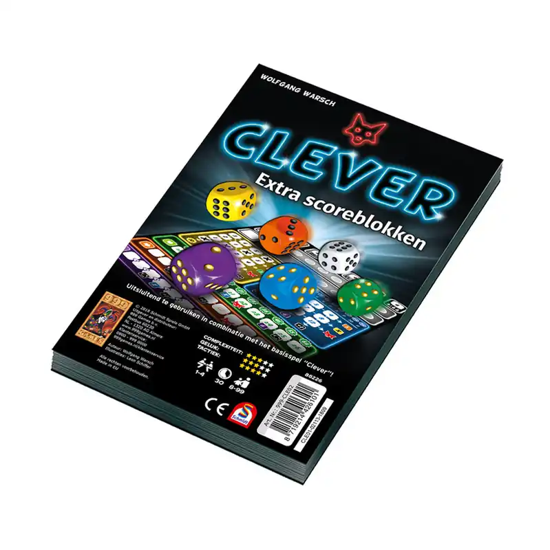 Clever - 2 extra scoreblokken 8+ Beperkt Aanbod
