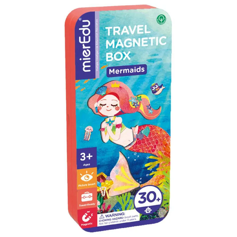Magnetische reisbox puzzelspel zeemeermin 3+ Voordeelprijs