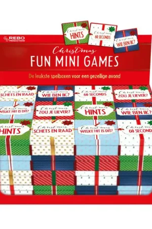 Nieuw Fun mini games eindejaarsfeesten