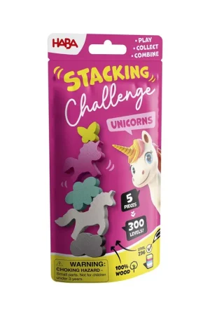Flitsaanbieding Stacking Challenge (roze) Eenhoorns 6+