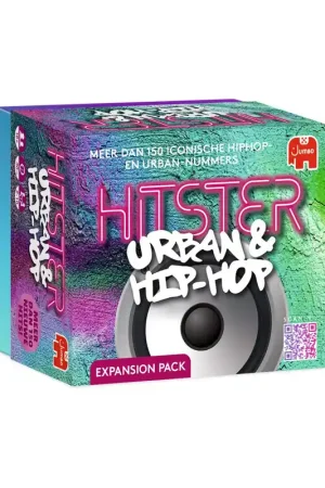 Uitverkoop Hitster uitbreidingsset Urban & Hip-Hop 16+