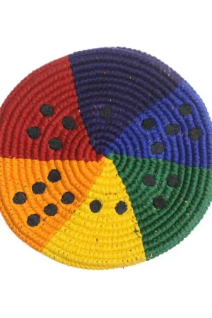 Kleur- en dobbelfrisbee Fair Trade Aanbieding