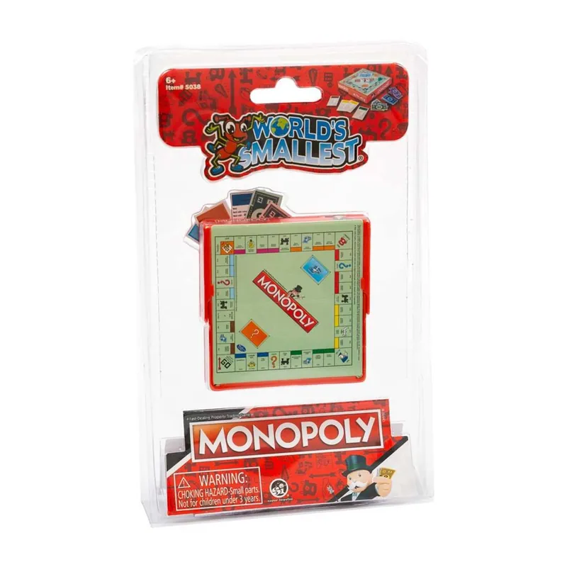 Beperkte Voorraad World's Smallest Games Monopoly