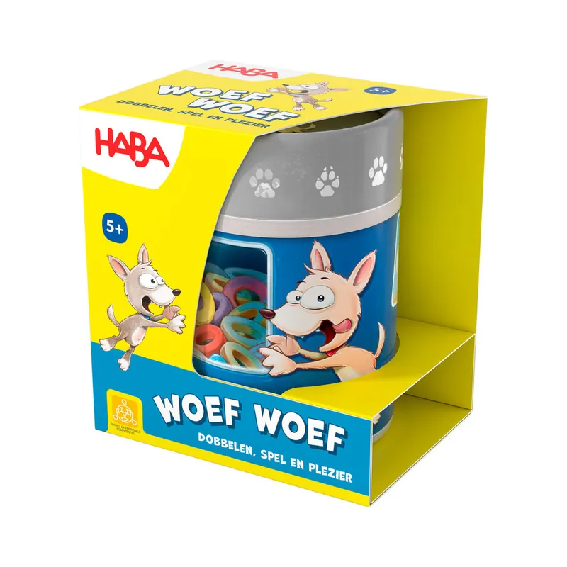 Dobbelbeker - Woef Woef 5+ Dagaanbieding