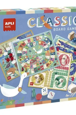 Klassieke bordspellen 4-in-1 6+ Superprijs