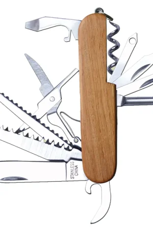 Actieprijs Zakmes met houten handvat