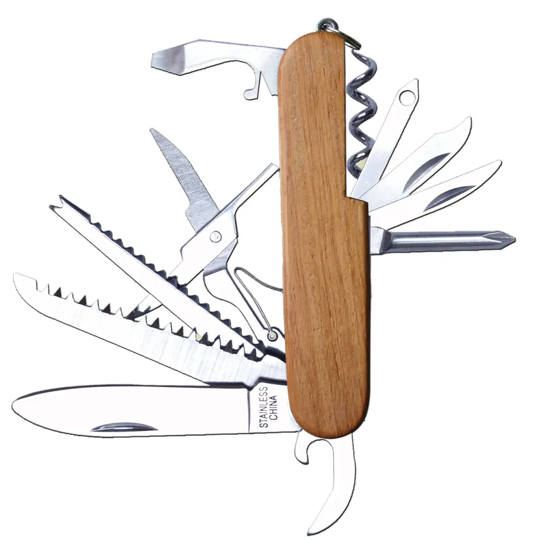 Actieprijs Zakmes met houten handvat
