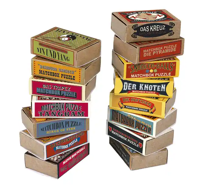 Finale Uitverkoop Puzzel in een luciferdoosje