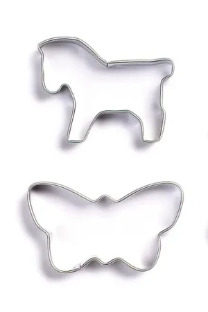 Hoge Kwaliteit Kleine koekjesvormpjes dieren, 6 stuks.