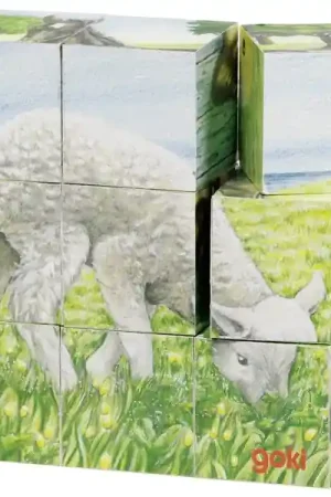 Würfelpuzzle Bauernhoftiere Hoge Kwaliteit