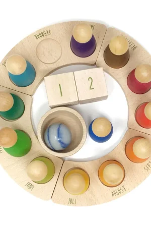 Grapat Houten Speelgoed Eeuwigdurende Kalender Lage Prijs