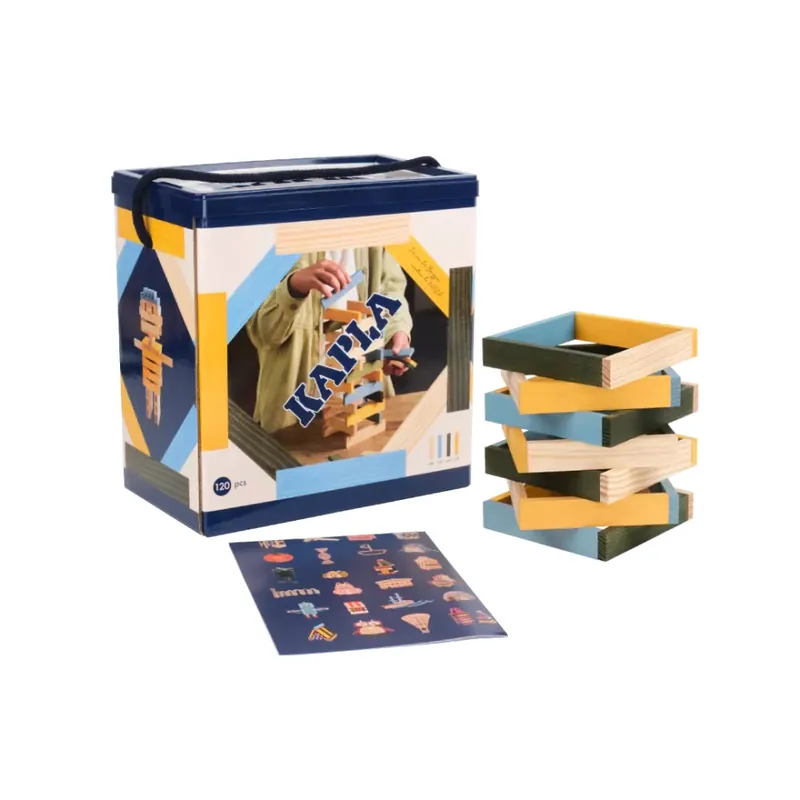 Direct Verzonden Kapla Box blauw, geel, groen