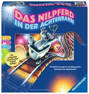 Nilpferd in der Achterbahn Premium