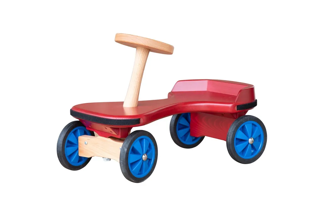Binnenwagen, rood Koopje