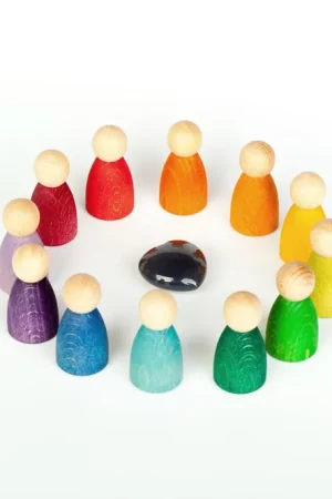 Nu Kopen Grapat houten speelgoed 12 kinderen, regenboog