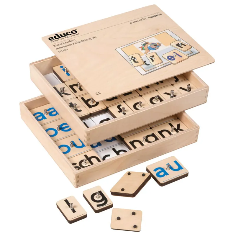 Kiene Klanken - Interactieve klankstempelset | Educo Tijdelijk Beschikbaar