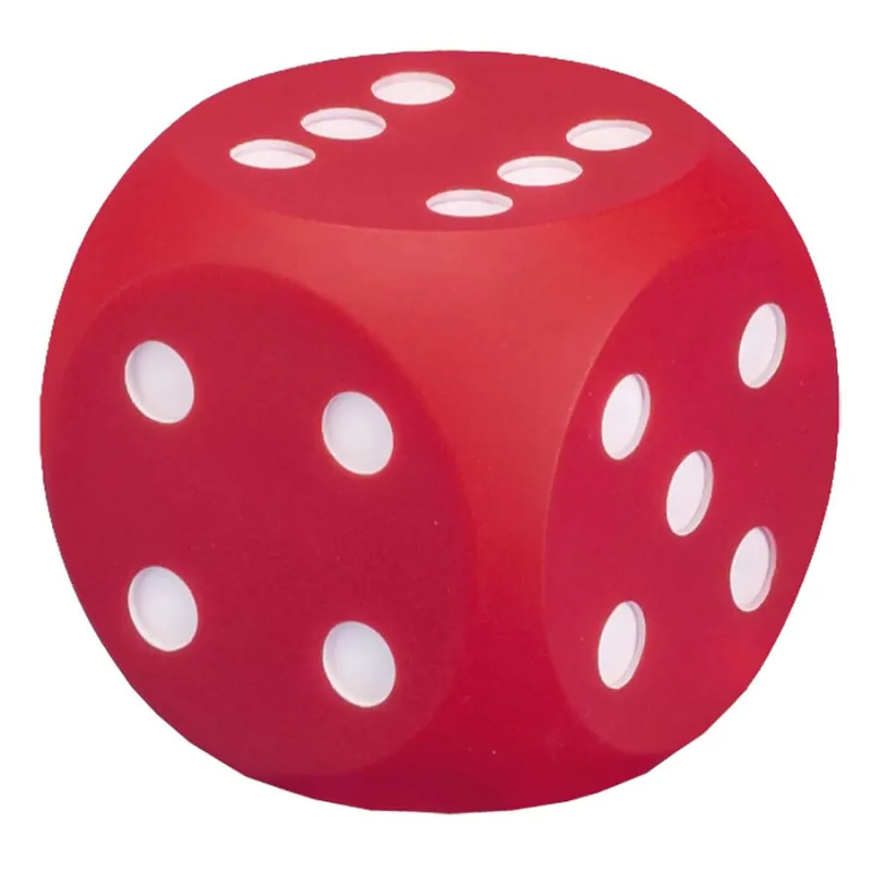 Dobbelsteen met stippen 10cm - Rood Hete Deal