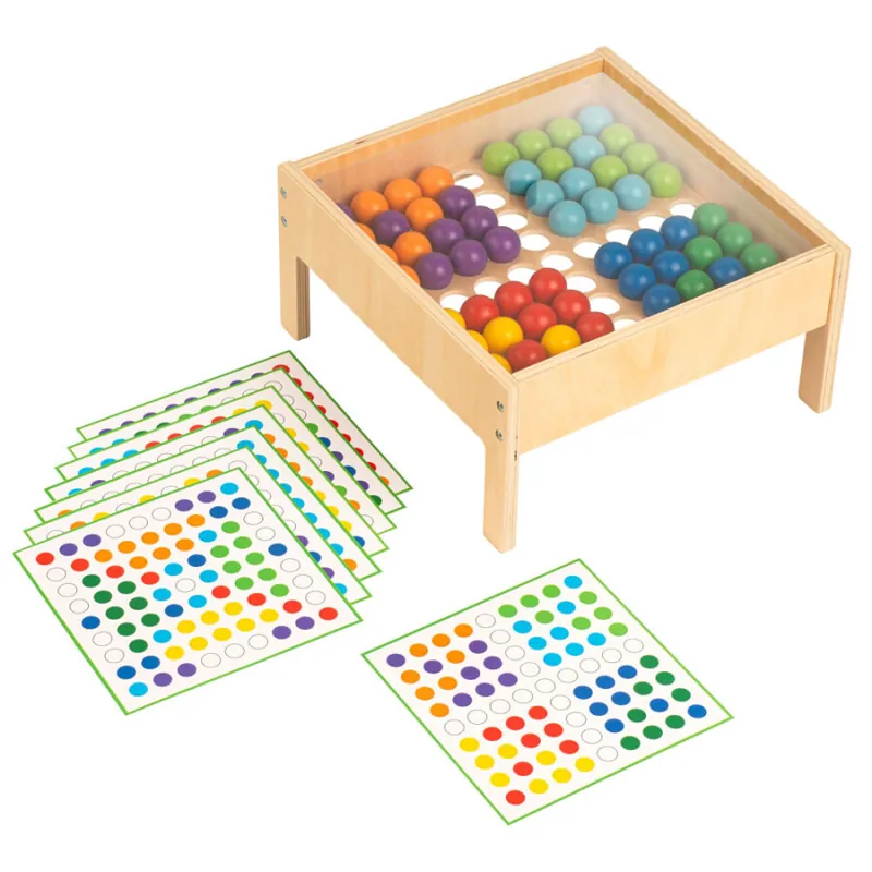 Voordeelprijs Mozaïektafel met gekleurde ballen|Educo