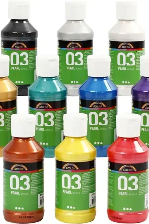 A-Color acrylverf, 03 - metallic, 10x120ml Gecertificeerd