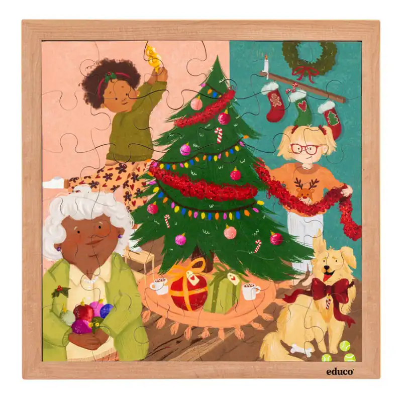 Kerstpuzzel | Hout Seizoensaanbieding