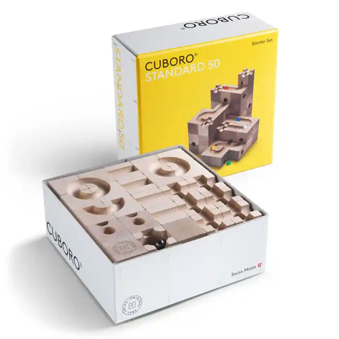 Knikkerbaan Cuboro Starter Set | 50-delig Nieuw