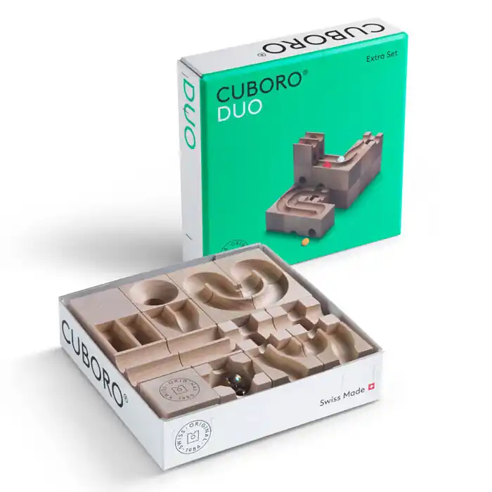Premium Knikkerbaan Cuboro Duo | 16-delig