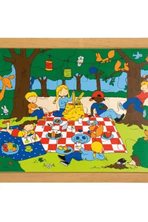 Superprijs Puzzelserie Kinderen - Picknick (24 stukjes)