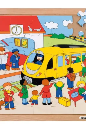 Fabrieksprijs Verkeerspuzzels - Station (25 stukjes)