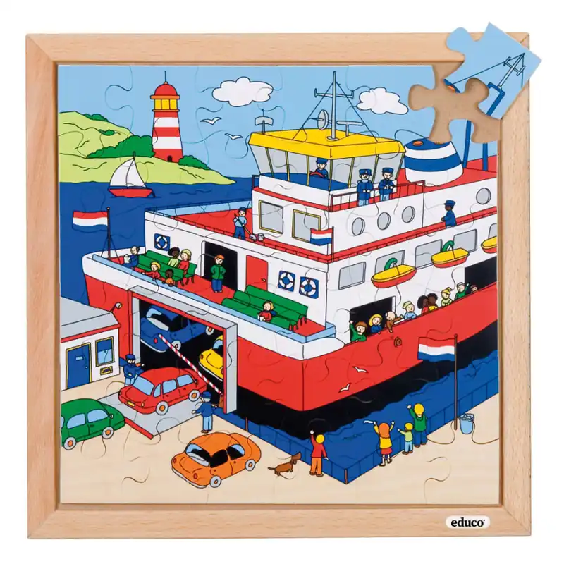 Goedkoop Verkeerspuzzels - Veerboot (36 stukjes)