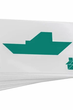 Tangram opdrachtkaarten, 48 stuks Weekendaanbieding