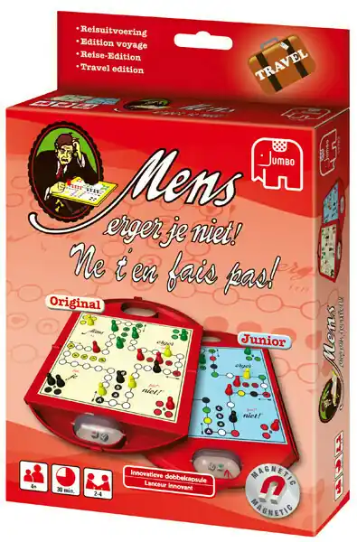 Mens Erger Je Niet - reisspel Op = Op