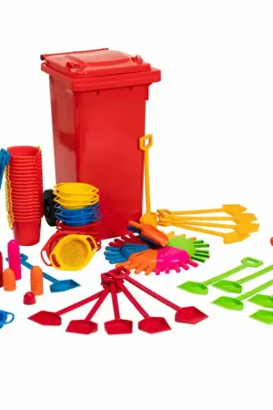 Koop Vandaag Zand- Speelset | 151-delig set inclusief weersbestendige kunststof bak