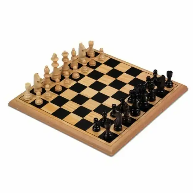 Populair Schaakspel compleet 30 x 30 cm